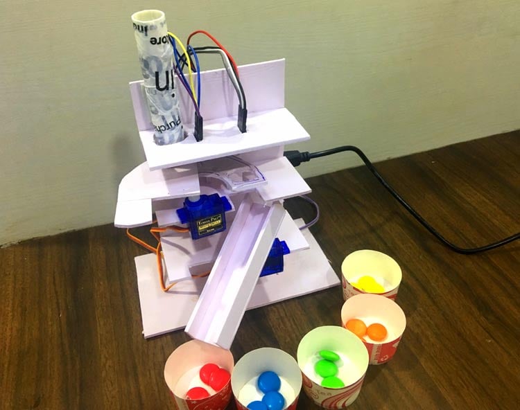 Diy arduino based color sorter machine using tcs3200 color sensor